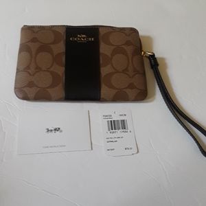 Georgeous COACH khaki  AND BLACK WRISTLET